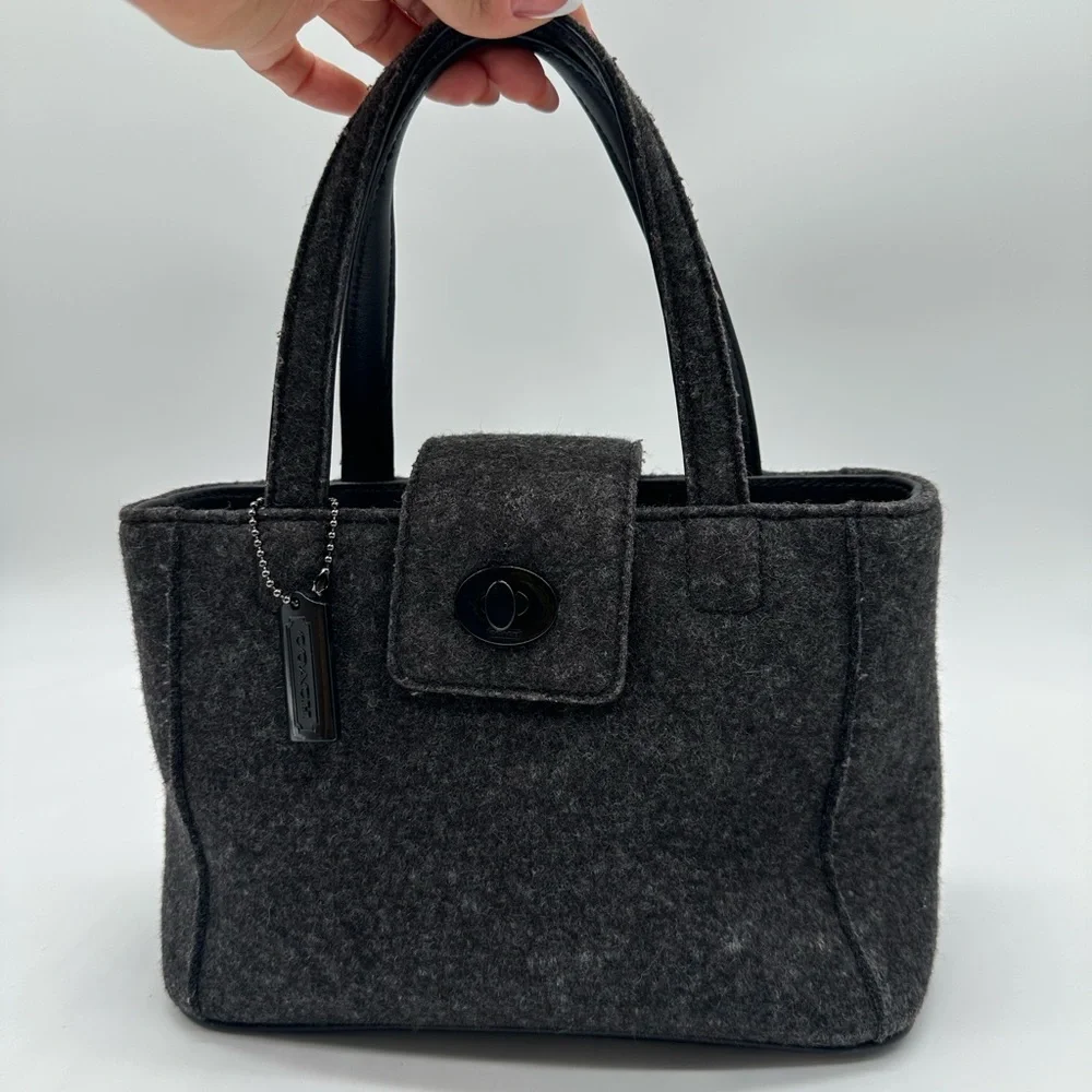 Coach • 8189 Wool Mini Tote - Picture 7 of 14